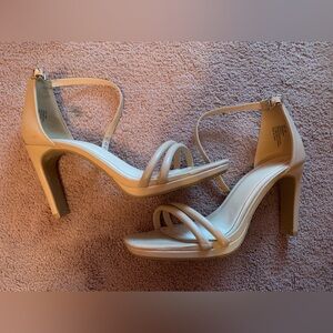 Chic Nude Strappy Heels